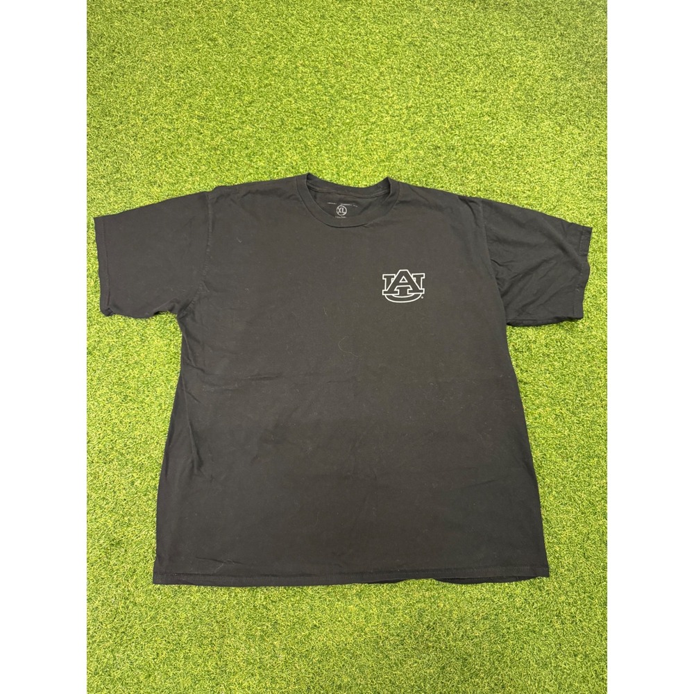 Auburn University Great State Clothing Co Mens XL Black T-Shirt‎ War Eagle Camo